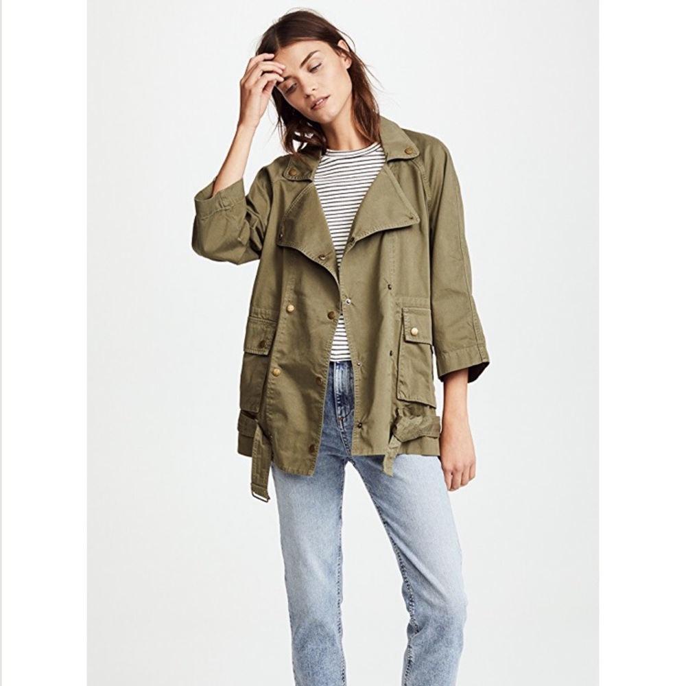 Current Elliott Army Green Infantry Jacket Medium